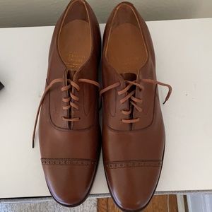 Peal&Co men’s brown leather dress shoes
